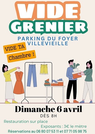 affiche vide grenier