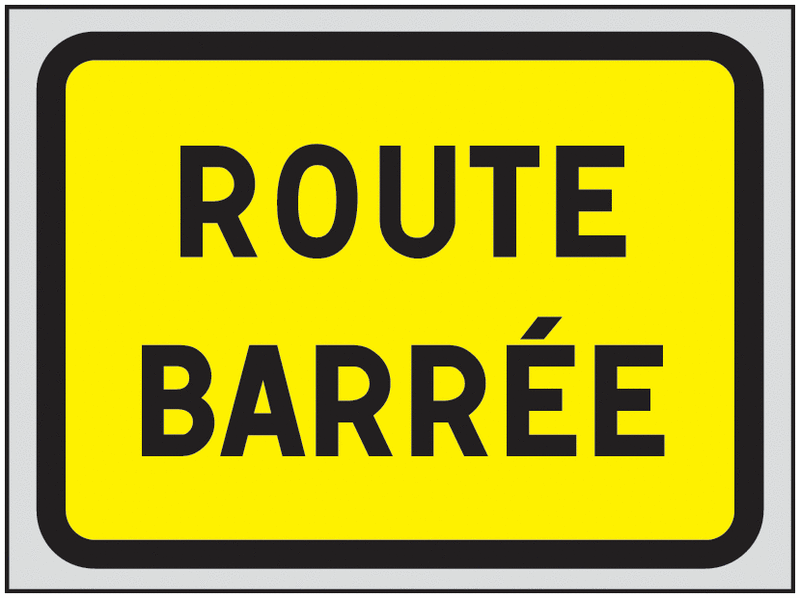 ROUTE BARREE