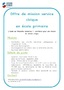 Annonce service civique Villevieille-