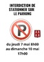 stationnement GÊNANT